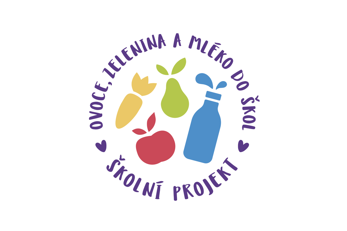 Značka školního projektu Ovoce, zelenina a mléko do škol